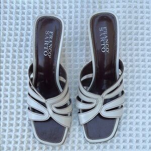 Franco Sarto Women's Cream Sandals